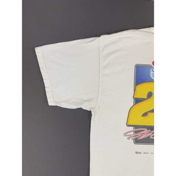 Vintage Y2K Jeff Gordon Nascar Chevrolet Dupont Car Racing Promo Large AOP Tee - Picture 10 of 15
